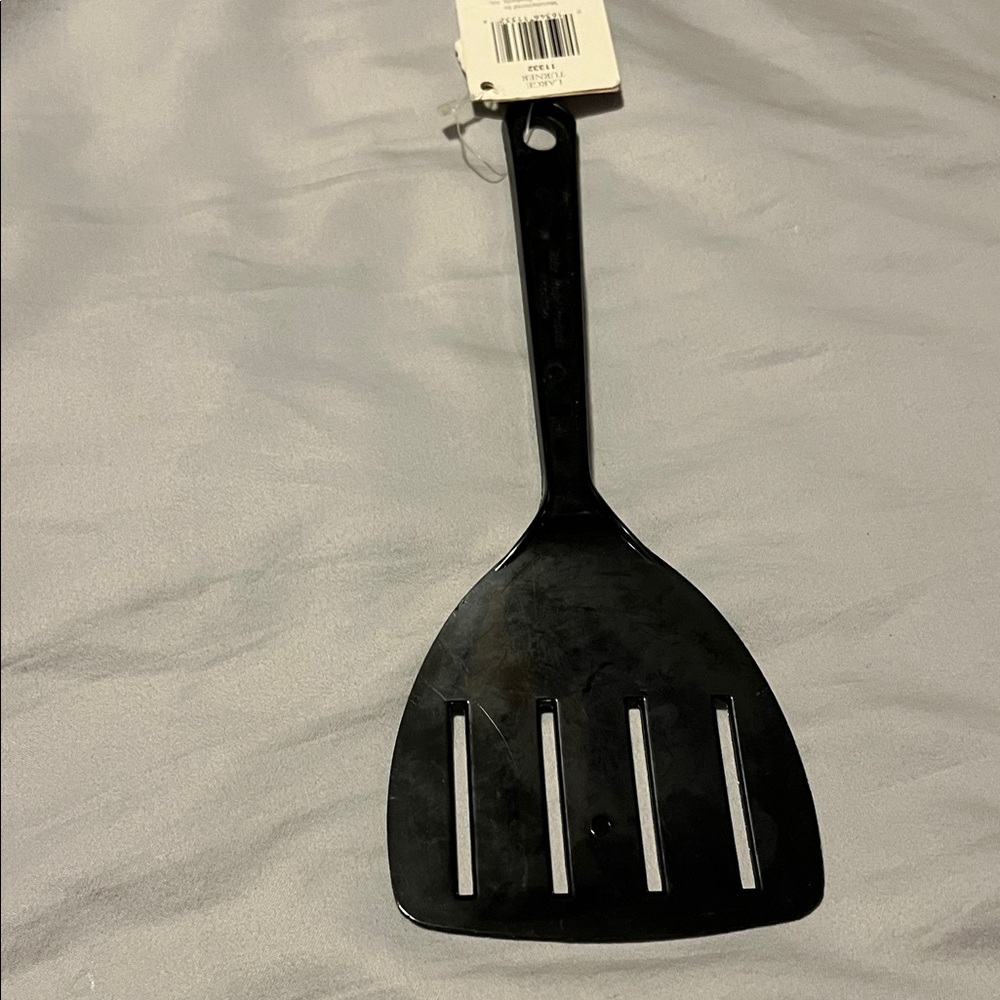 NWT Tailor Made Vintage Nylon Black 4Slot Slotted Turner Spatula Flipper Utensil